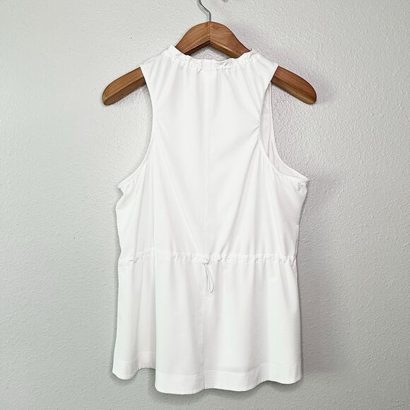 Athleta Boundless Tank bright white adjustable sleeveless women’s size large - Picture 7 of 14